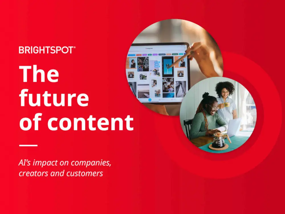 The future of content AI e-book cover