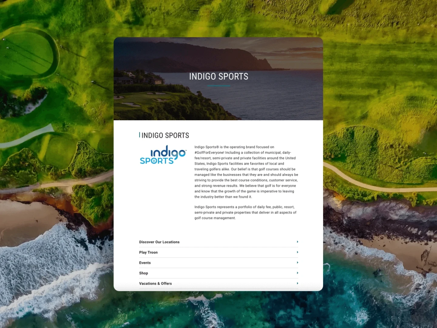 Indigo Sports Brightspot CMS case study example